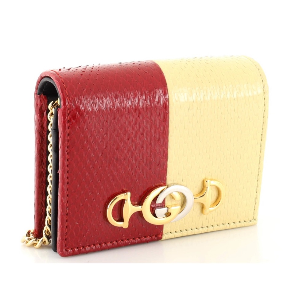 Gucci Zumi Python Wallet on Chain - Picture 4 of 7